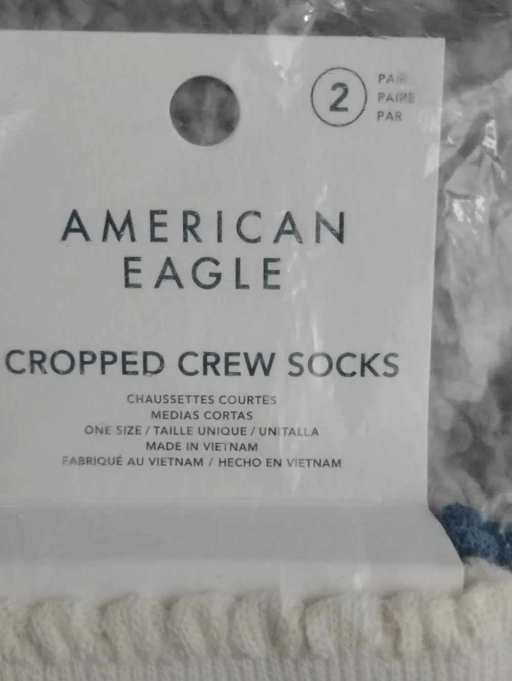 American Eagle Crew Sock 2 Pair